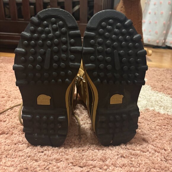 Sorel Womens Caribou Waterproof Insulated Winter Snow Boots Sz 8 Beige NL1005-28 - Picture 6 of 10